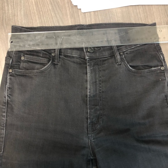 🚫SOLD🚫MOTHER Stunner Zip Ankle Step Fray Not Guilty Black Size 25 - Picture 14 of 14